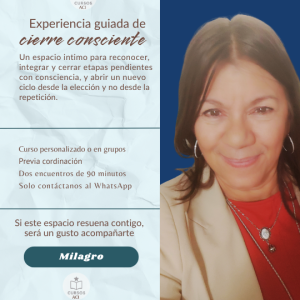 Experiencia guiada de cierre consciente