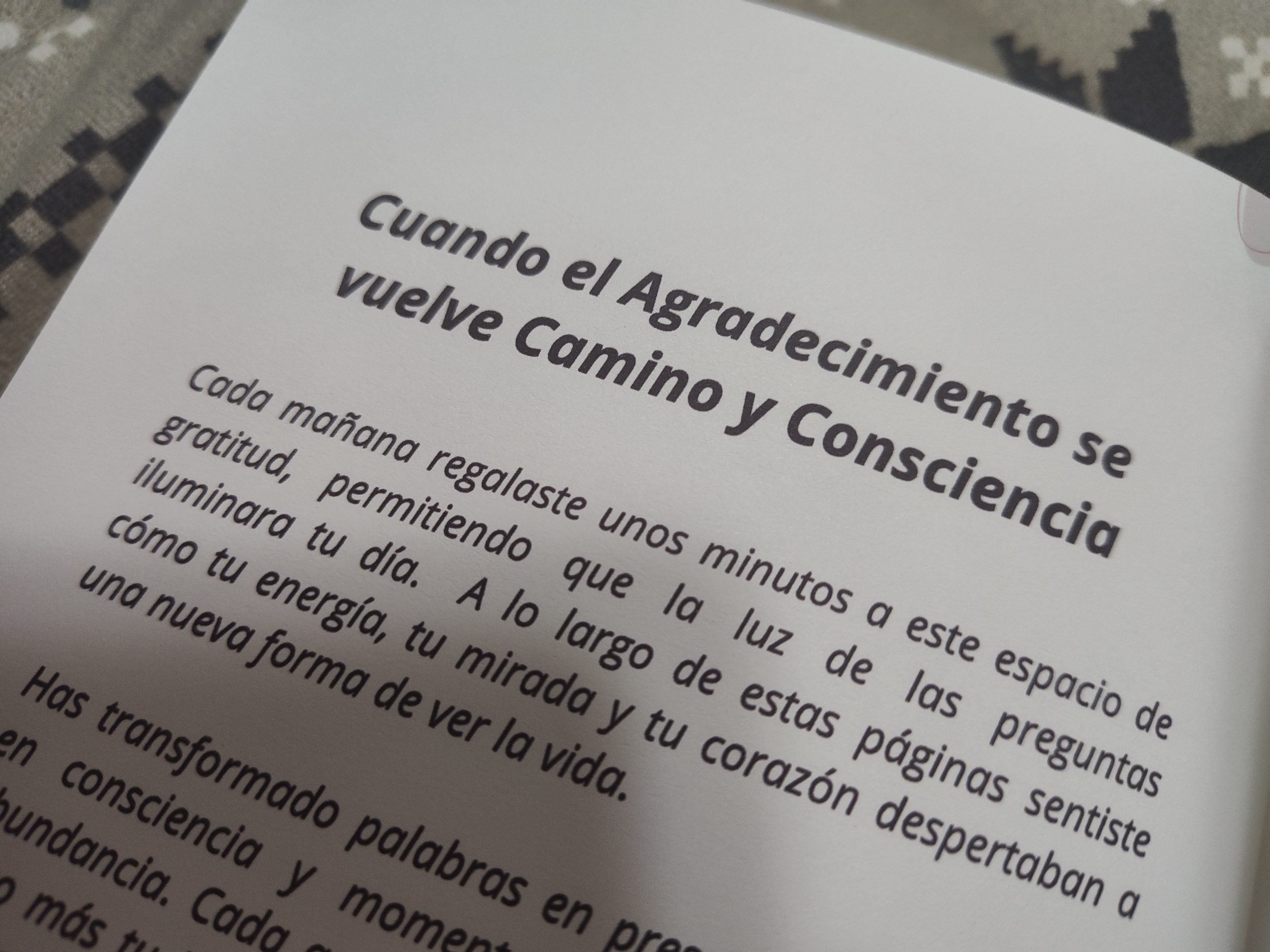 DIARIO DE AGRADECIMIENTO CONSCIENTE – ACI - Imagen 3